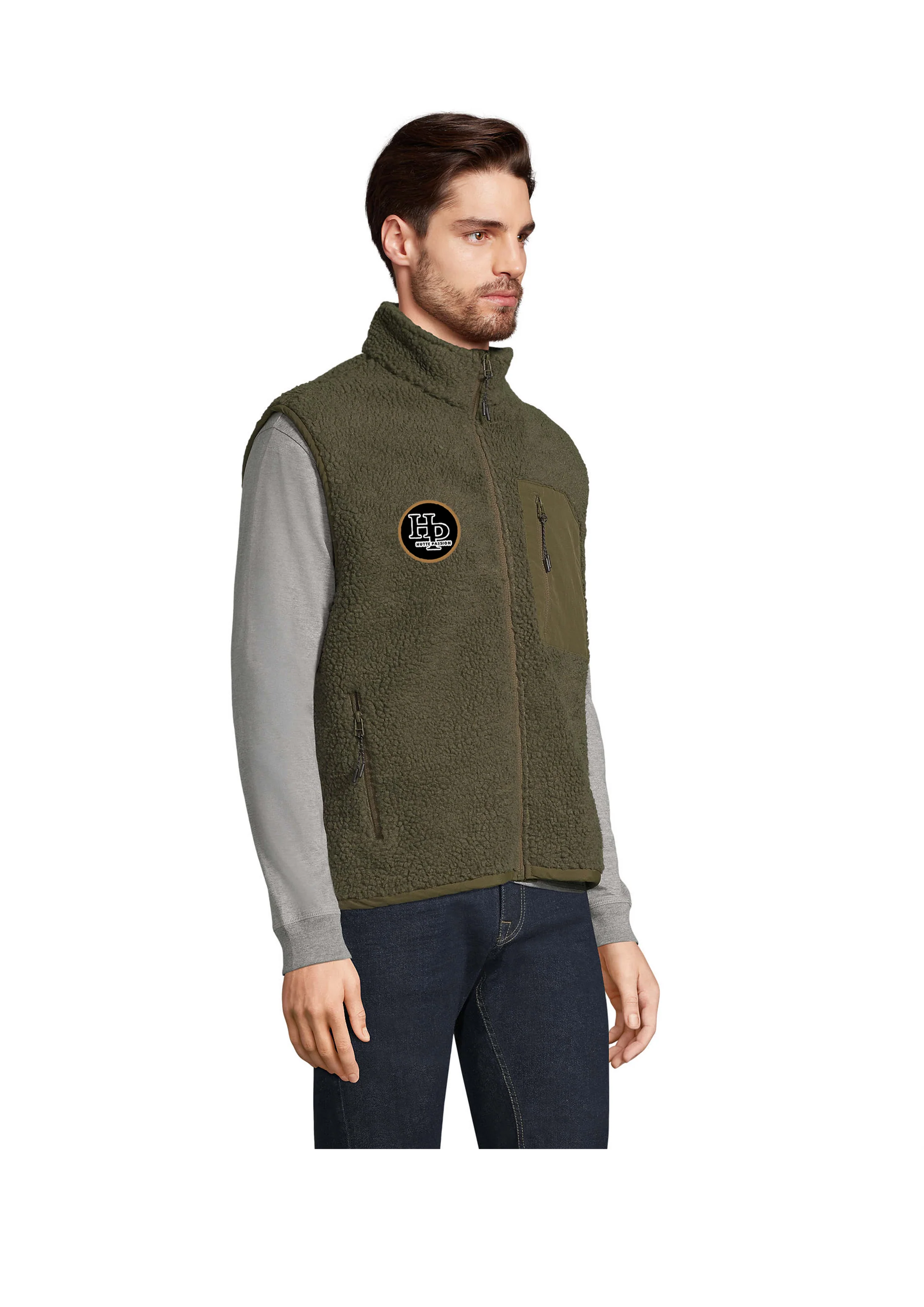 Sherpa sans manches FURY broderie