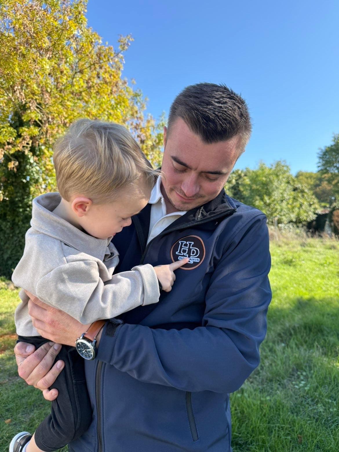 Veste imperméable broderie