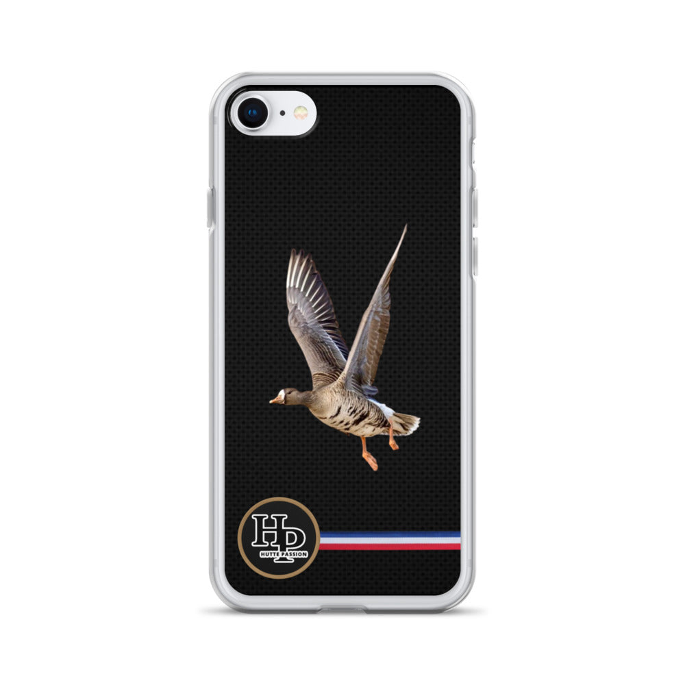 Collection carbone : Coque pour iPhone® Rieuse