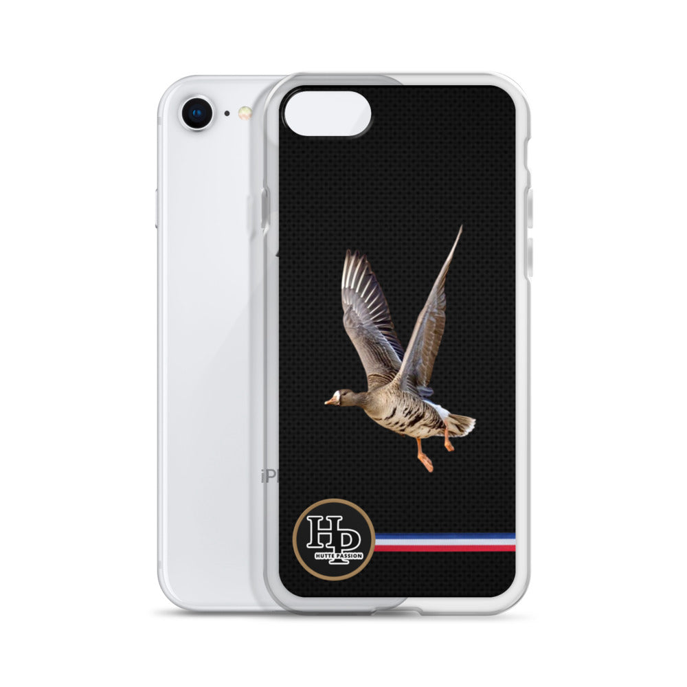 Collection carbone : Coque pour iPhone® Rieuse