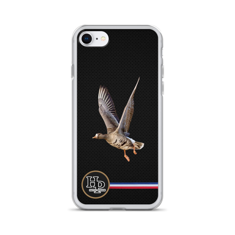 Collection carbone : Coque pour iPhone® Rieuse
