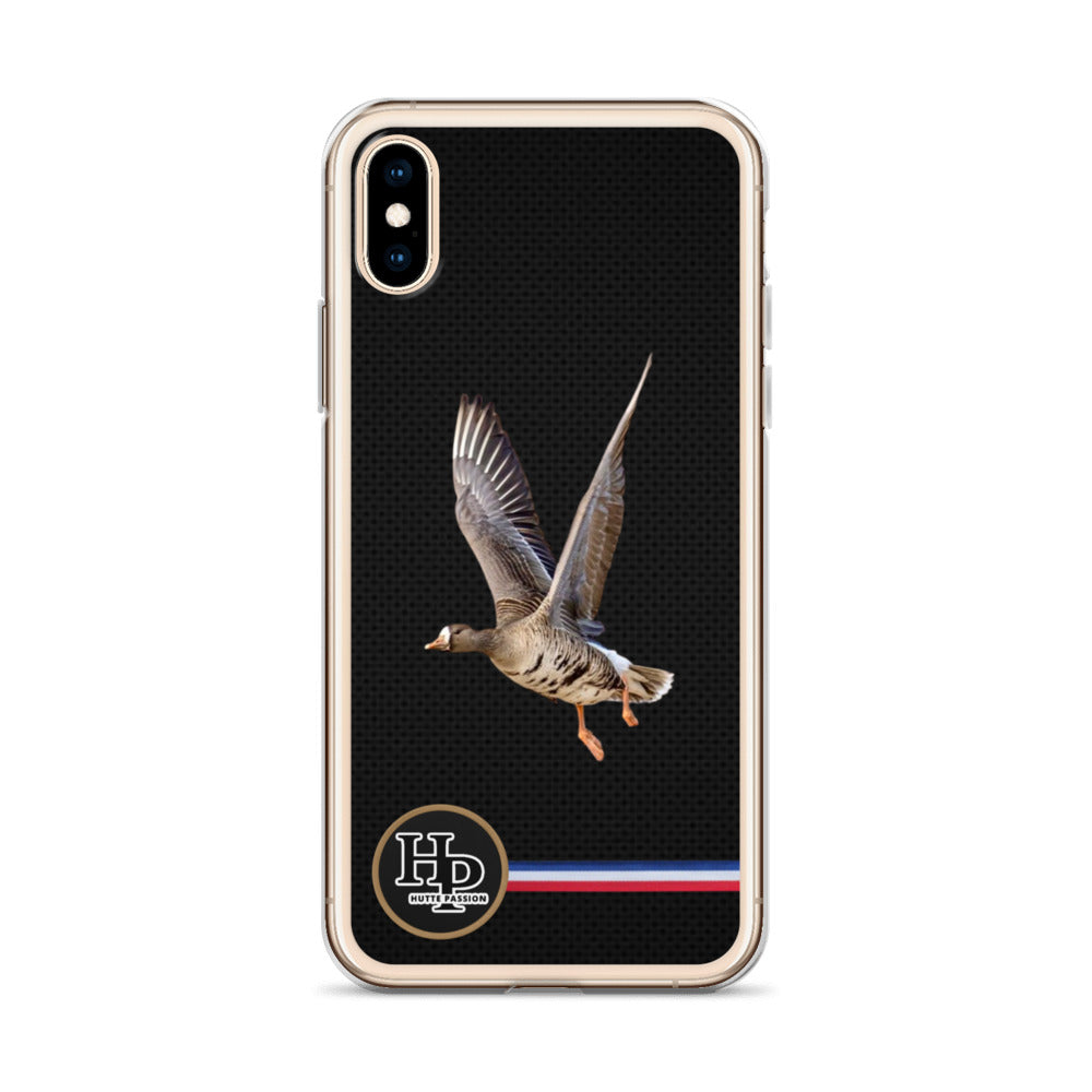 Collection carbone : Coque pour iPhone® Rieuse