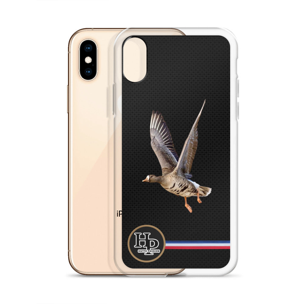 Collection carbone : Coque pour iPhone® Rieuse