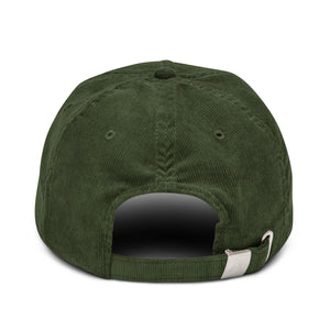 Casquette en velours côtelé