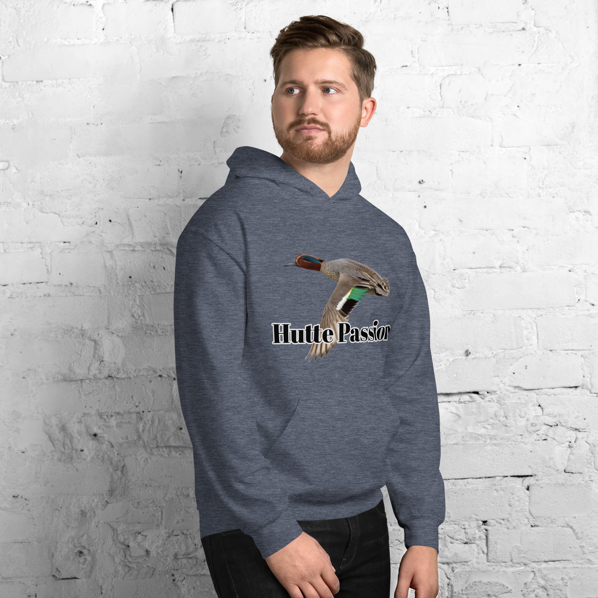 Sweat à capuche Sarcelle