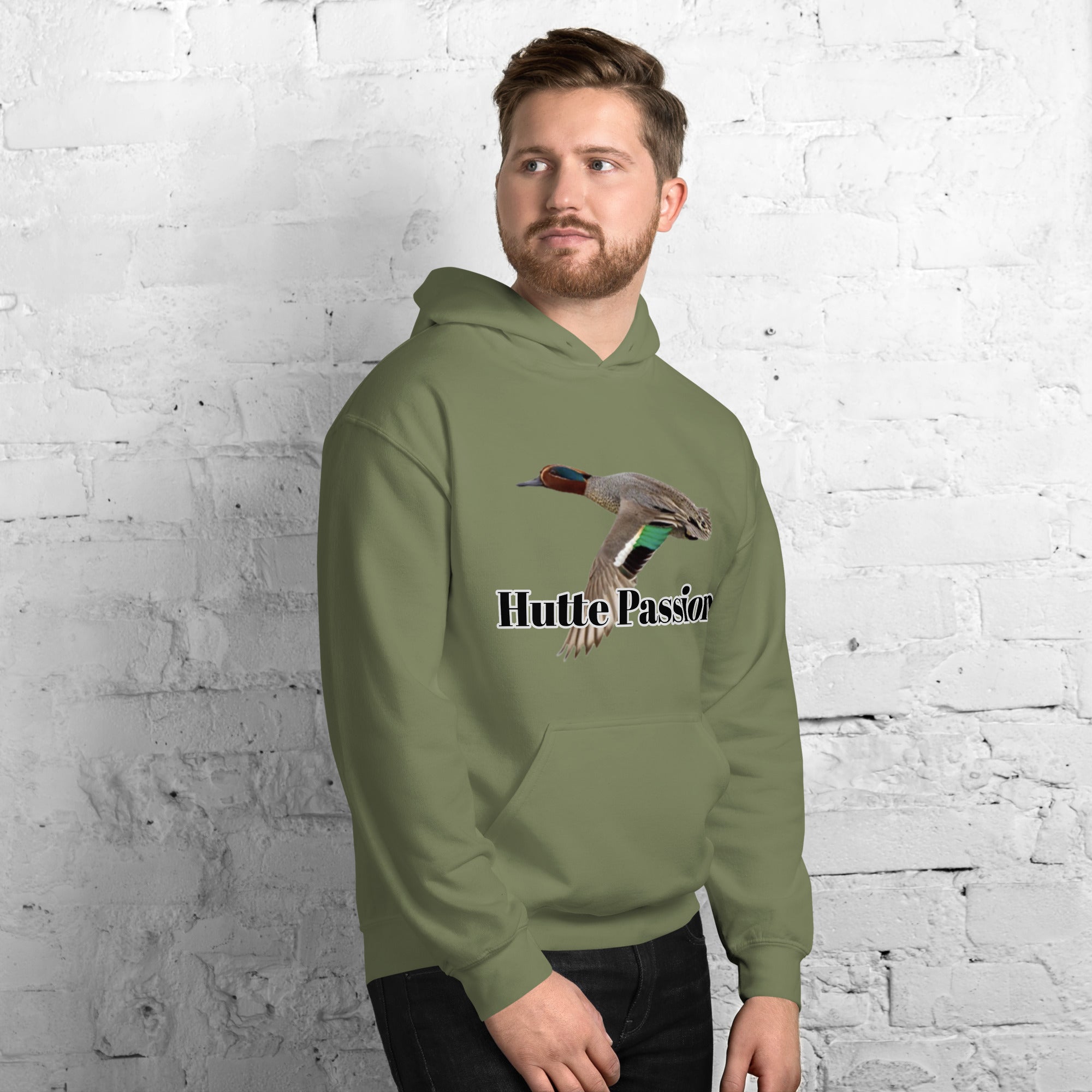 Sweat à capuche Sarcelle