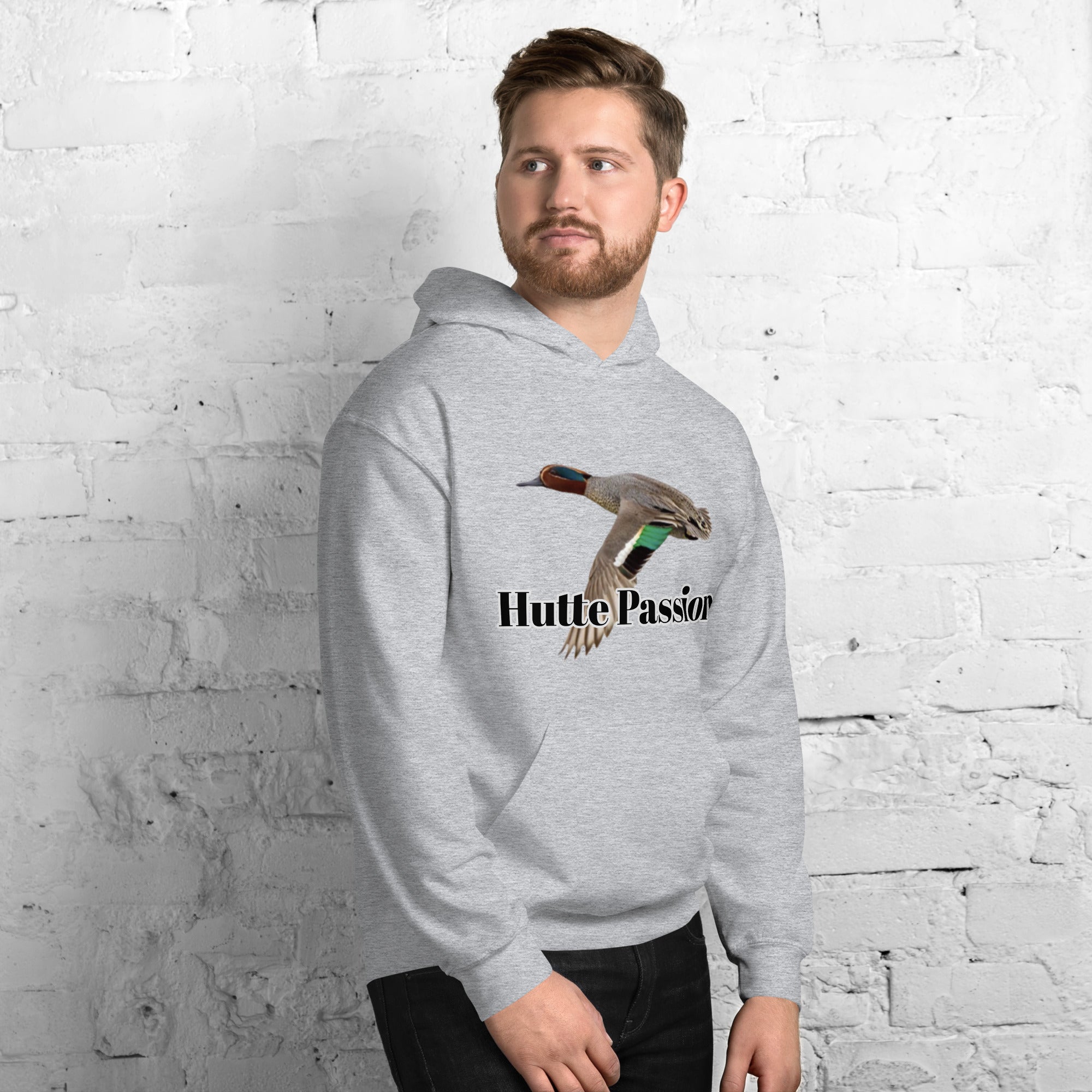 Sweat à capuche Sarcelle
