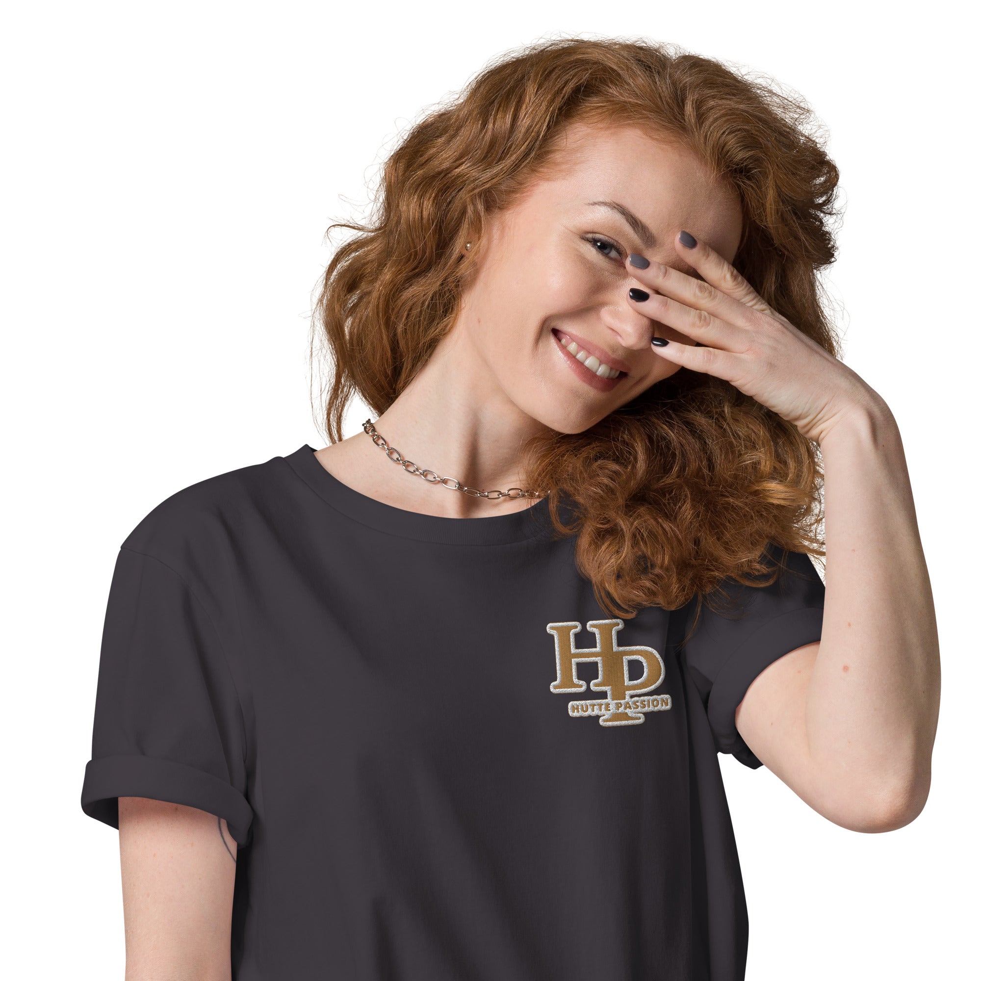 Collection Premium : T-shirt broderie plus manche droite