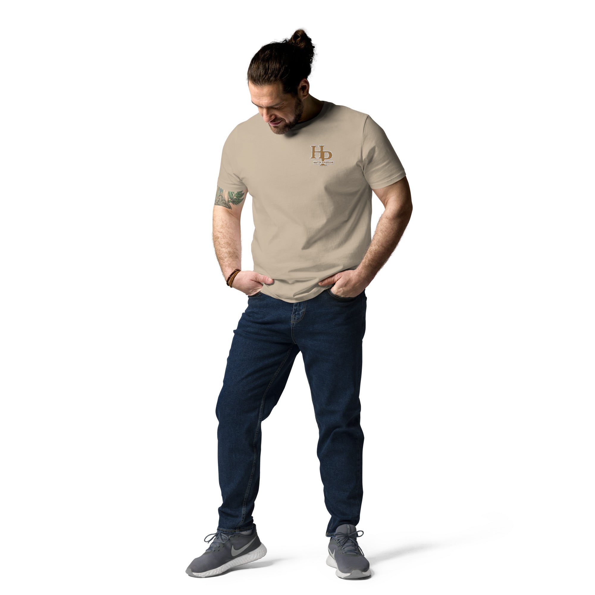 Collection Premium : T-shirt broderie plus manche droite