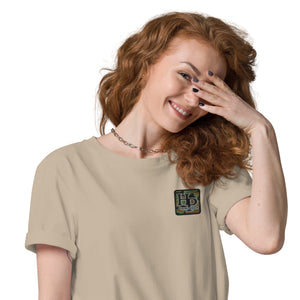 Collection Premium : T-shirt écusson broderie camouflage