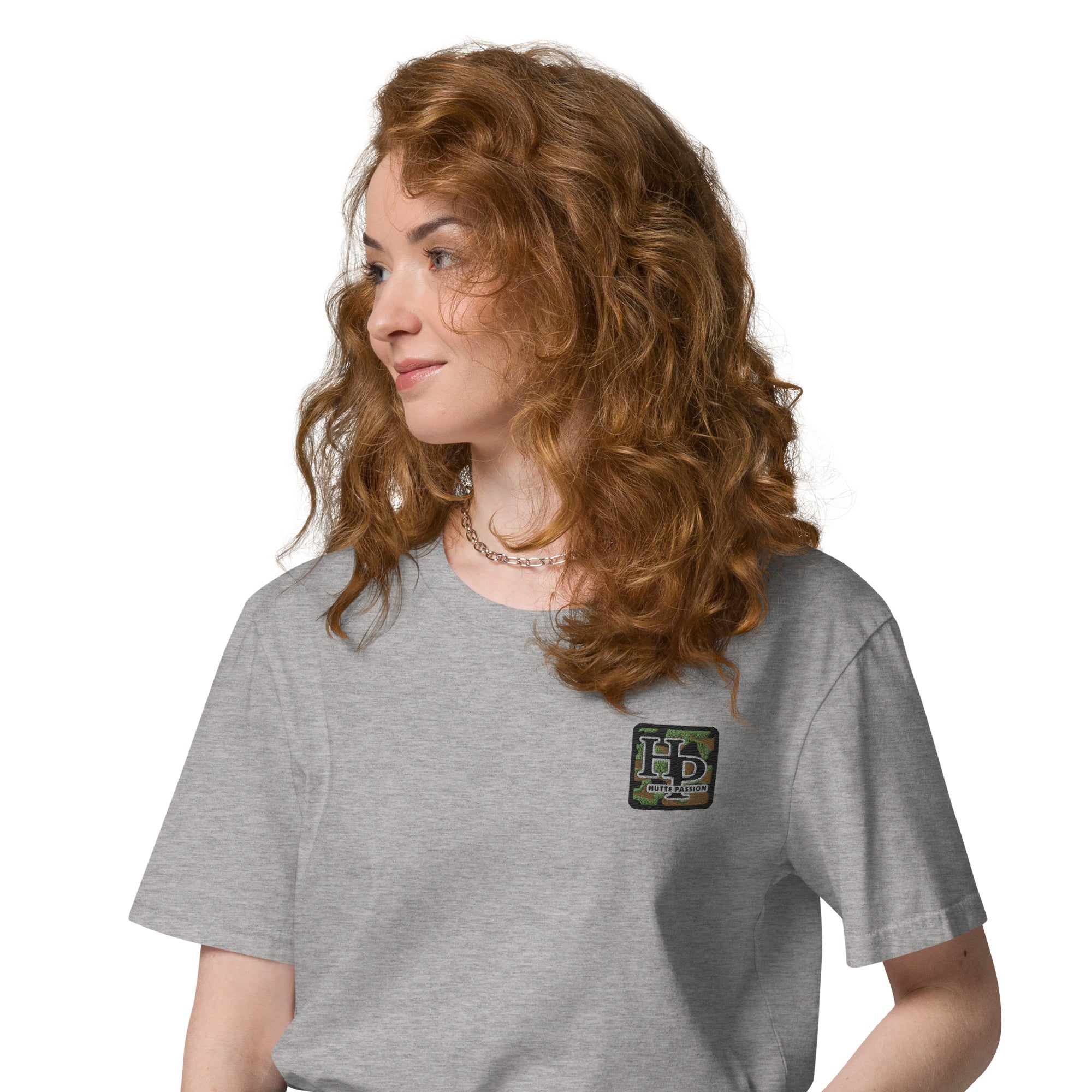 Collection Premium : T-shirt écusson broderie camouflage