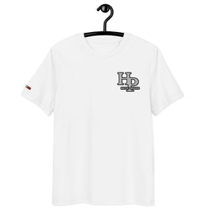 Collection Premium Blanc : T-shirt broderie plus manche droite