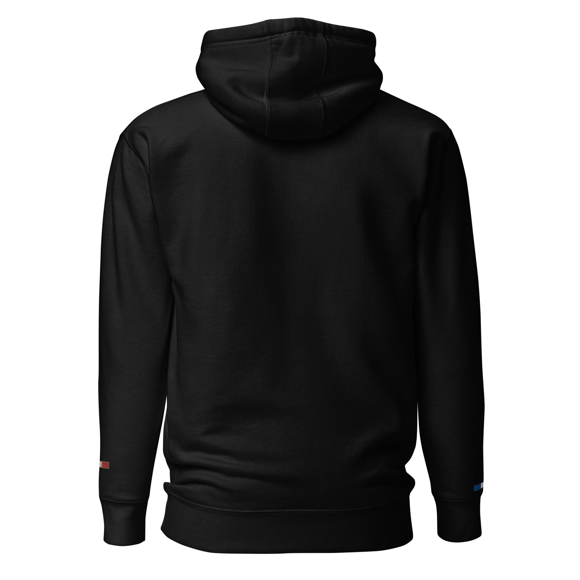 Collection Premium : Sweat à Capuche broderie écusson plus poignet