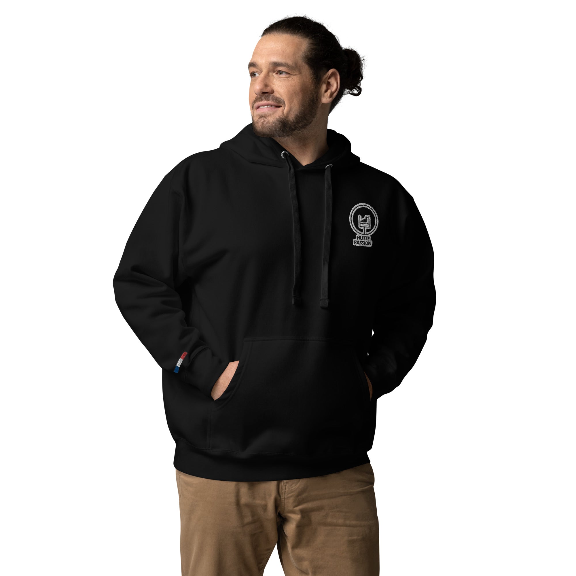 Collection Premium : Sweat à Capuche broderie plus poignet