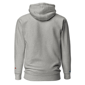 Collection Premium : Sweat à Capuche broderie écusson plus poignet