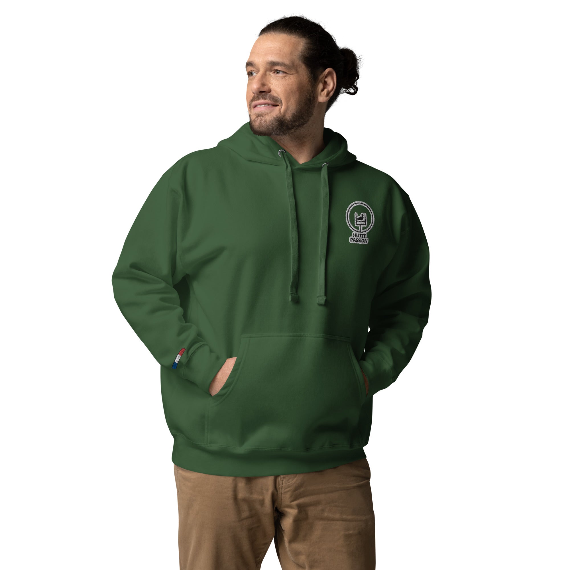 Collection Premium : Sweat à Capuche broderie plus poignet