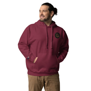 Collection Premium Ecusson : Sweat à Capuche broderie plus poignet