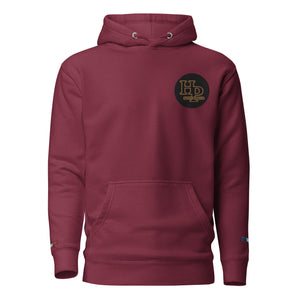 Collection Premium : Sweat à Capuche broderie écusson plus poignet