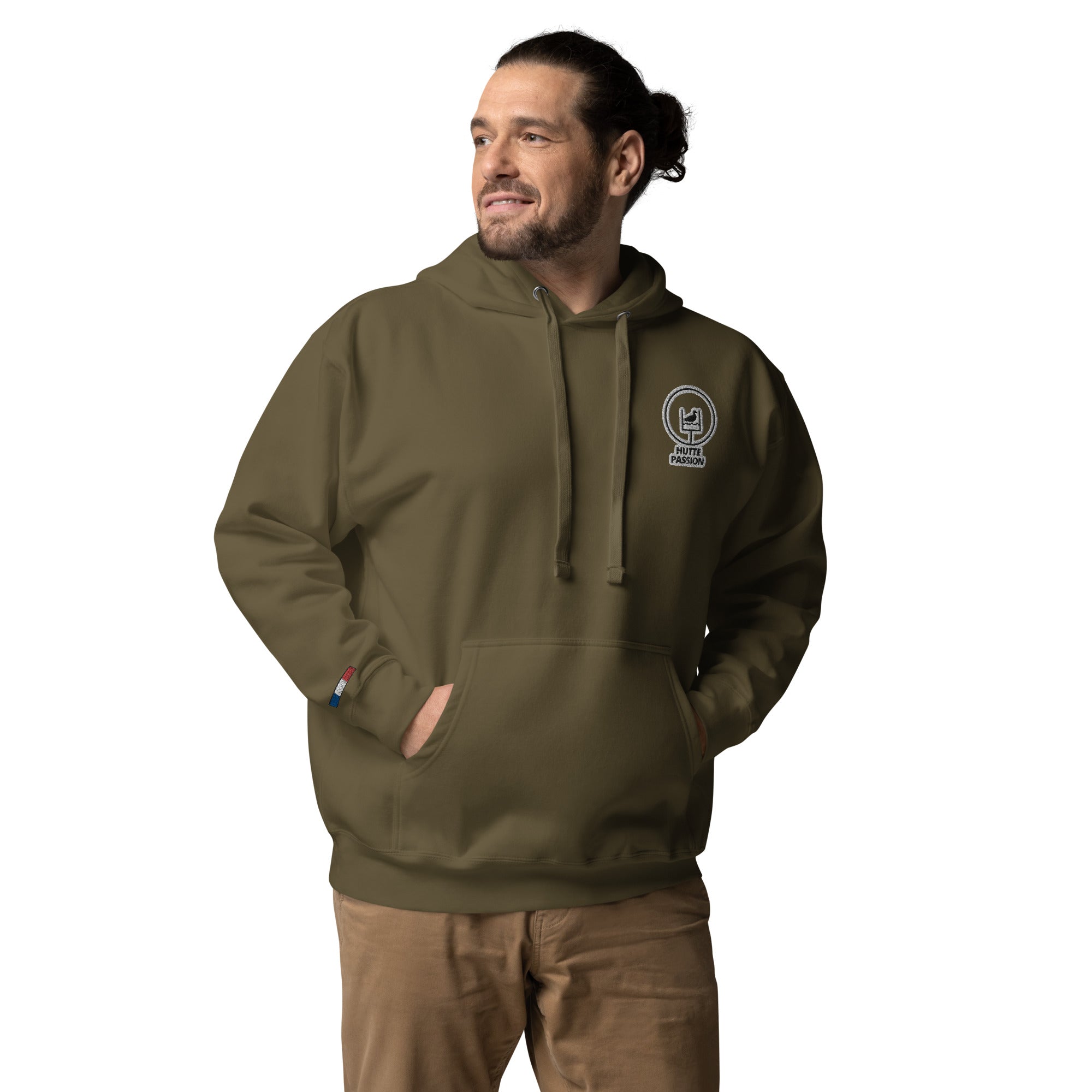 Collection Premium : Sweat à Capuche broderie plus poignet