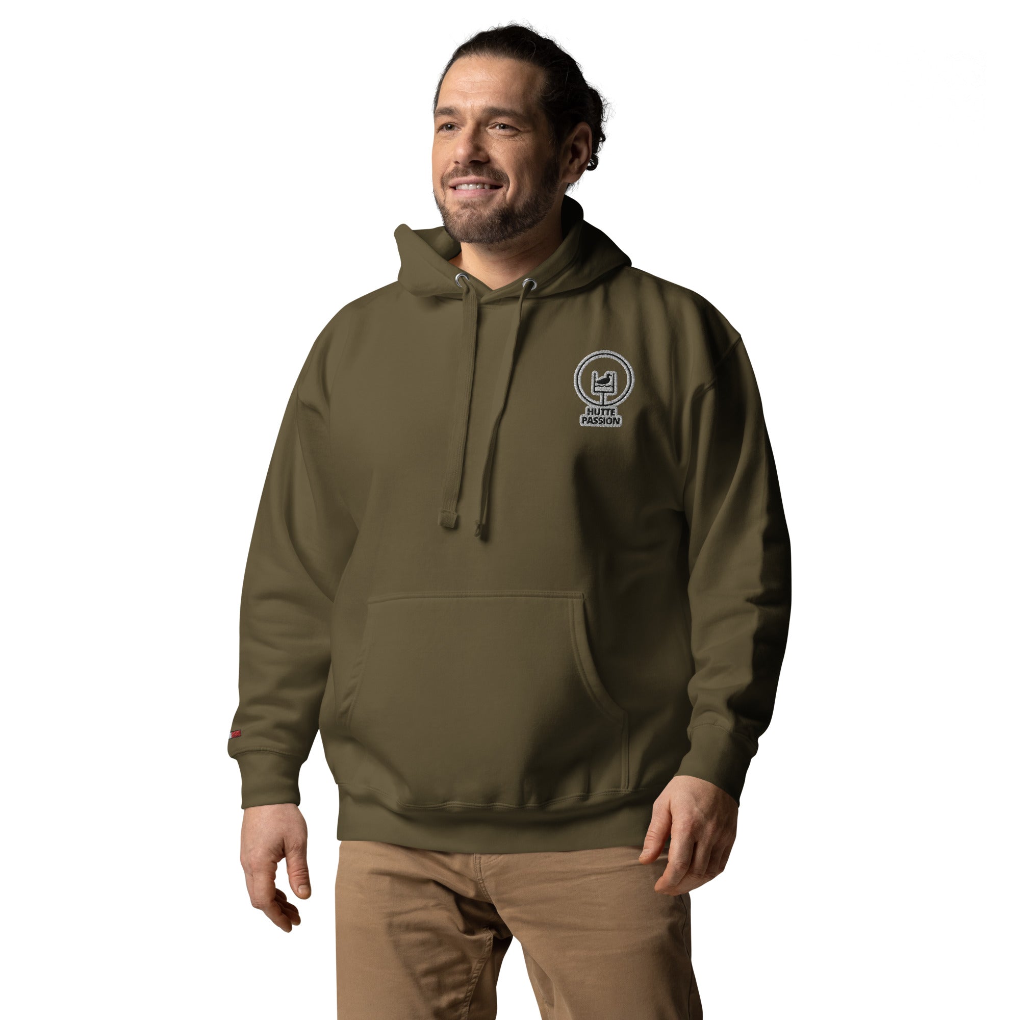 Collection Premium : Sweat à Capuche broderie plus poignet