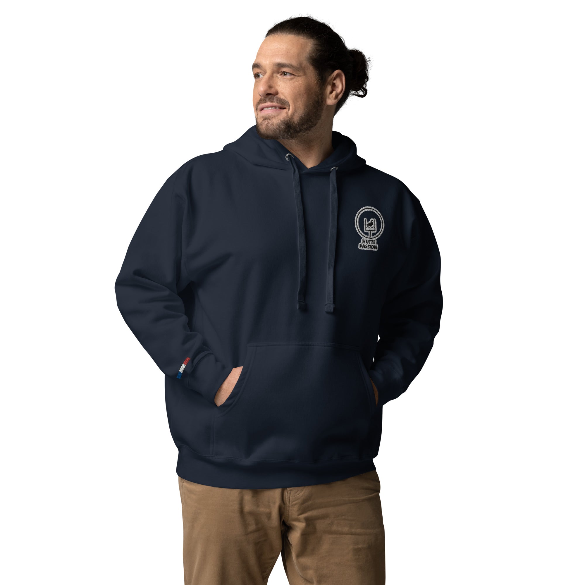 Collection Premium : Sweat à Capuche broderie plus poignet