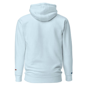 Collection Premium : Sweat à Capuche broderie écusson plus poignet
