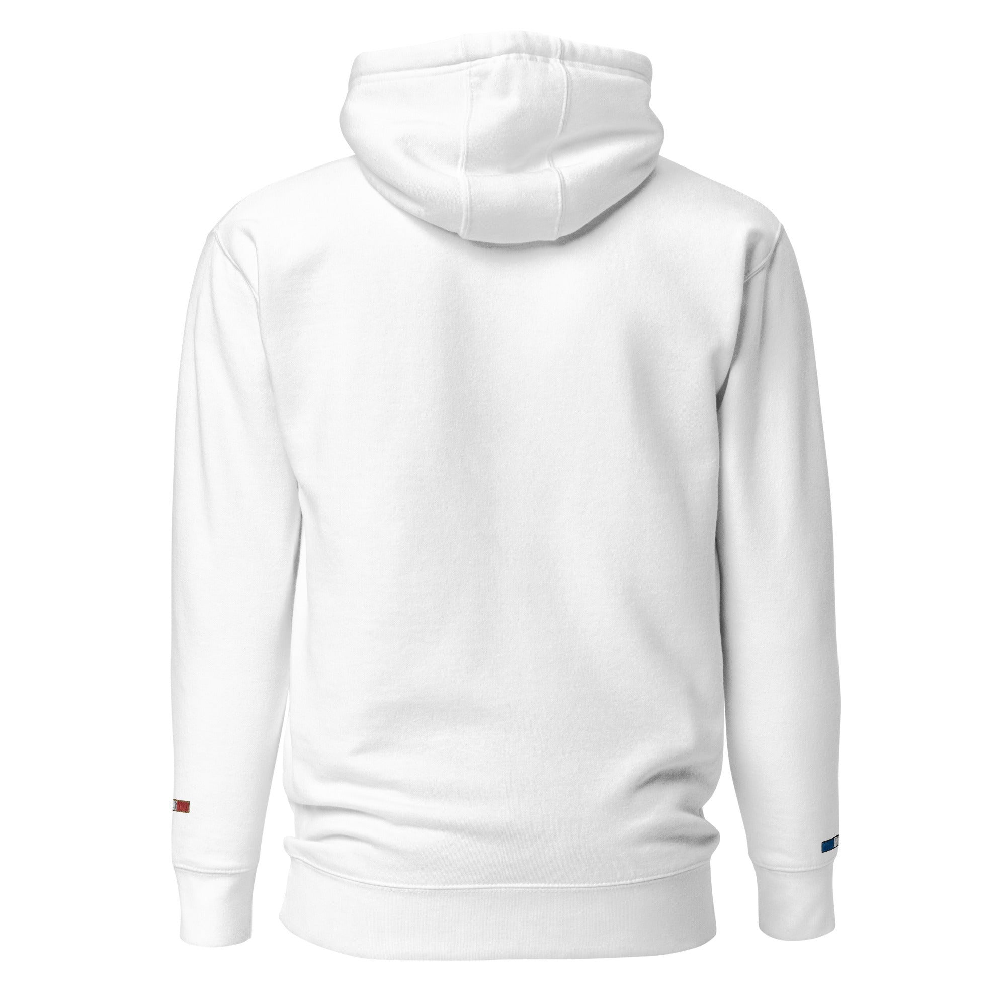 Collection Premium : Sweat à Capuche broderie écusson plus poignet