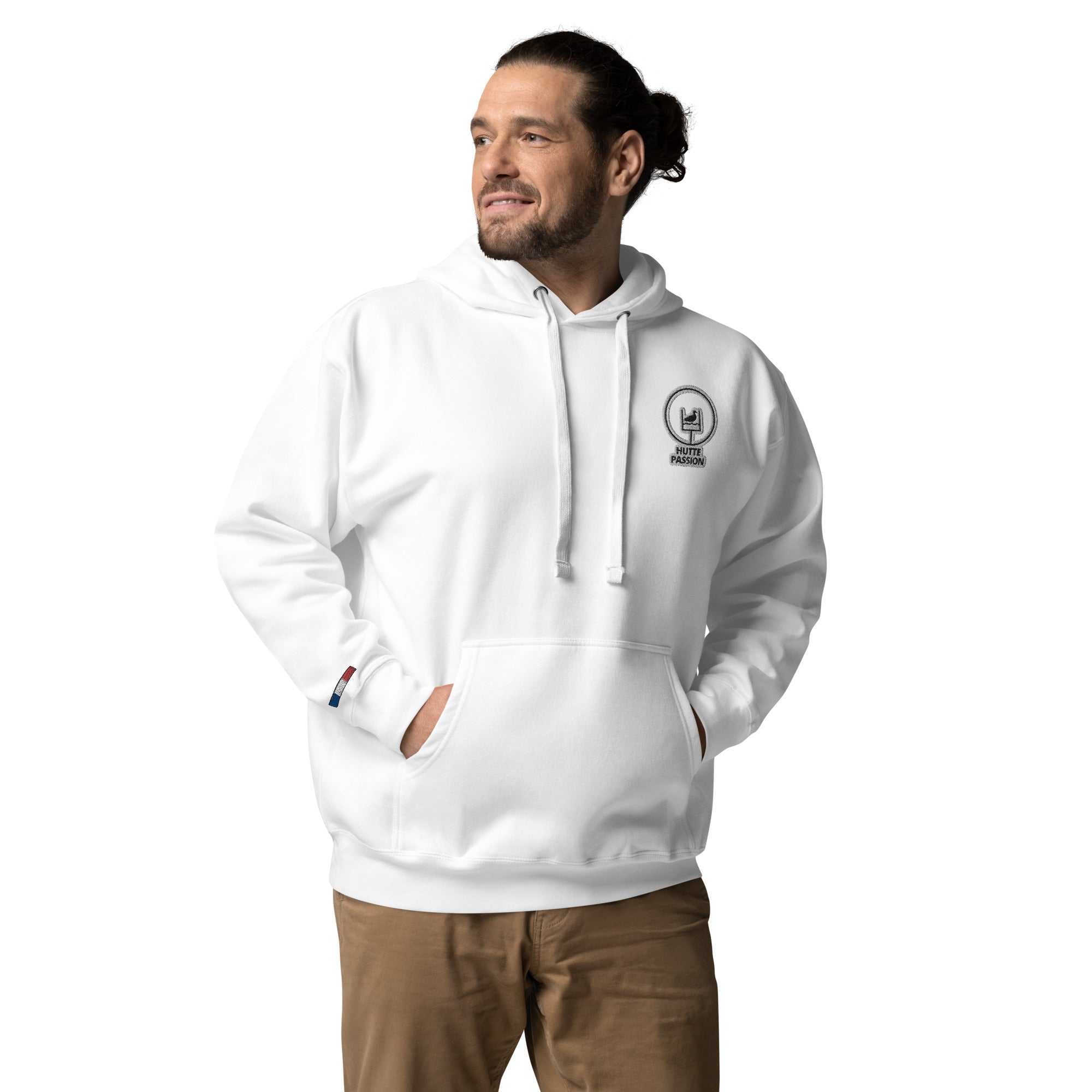 Collection Premium : Sweat à Capuche broderie plus poignet