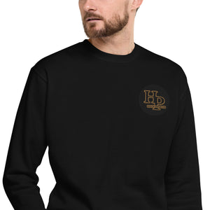 Collection Premium Ecusson : Sweat à col rond broderie plus poignet