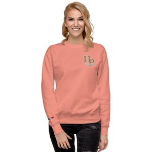 Collection Premium : Sweat à col rond broderie plus poignet droit