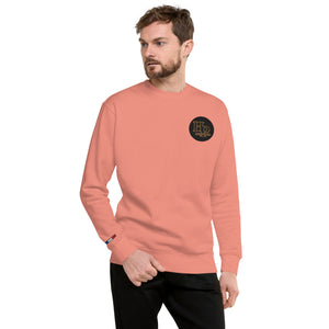 Collection Premium Ecusson : Sweat à col rond broderie plus poignet