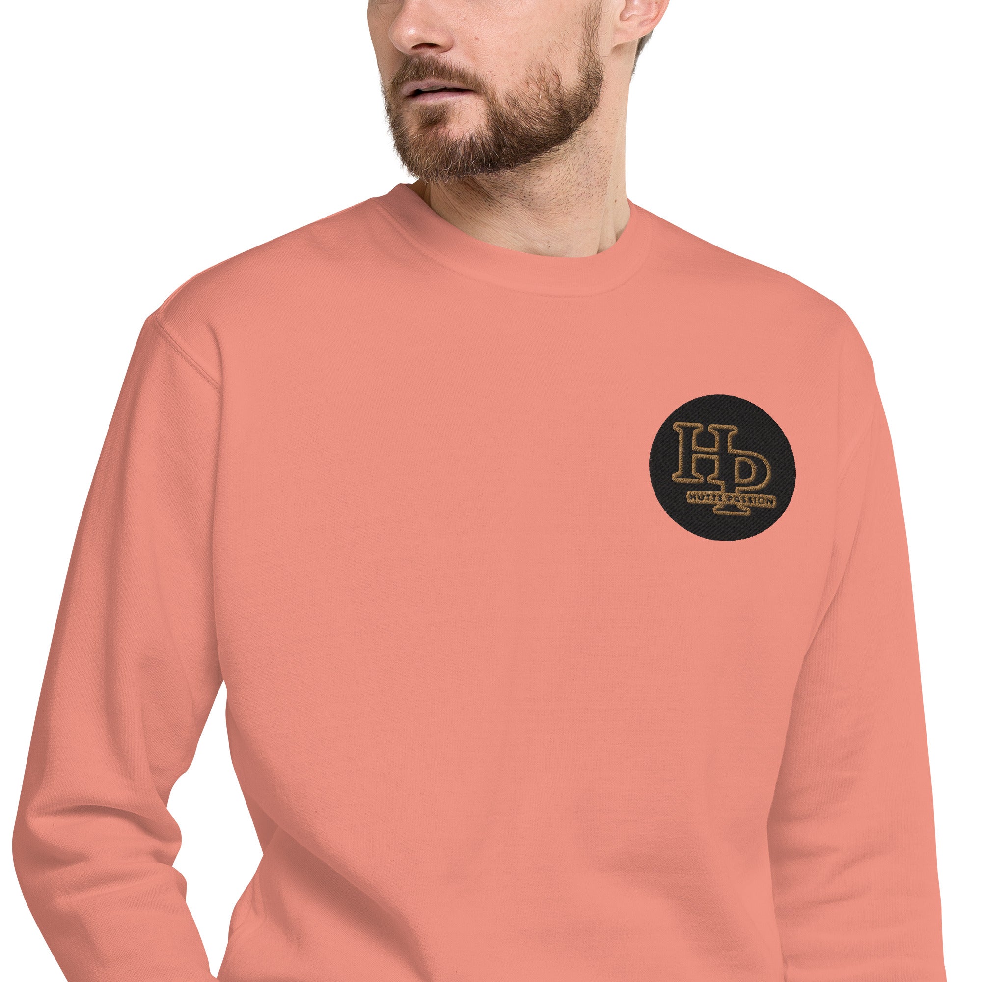 Collection Premium Ecusson : Sweat à col rond broderie plus poignet