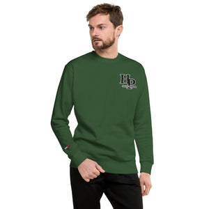 Collection Black : Sweat à col rond broderie plus poignet