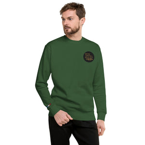 Collection Premium Ecusson : Sweat à col rond broderie plus poignet
