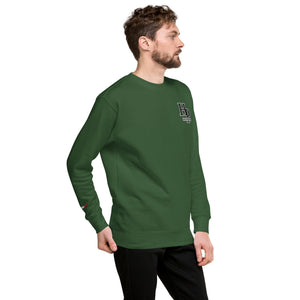 Collection Black : Sweat à col rond broderie plus poignet