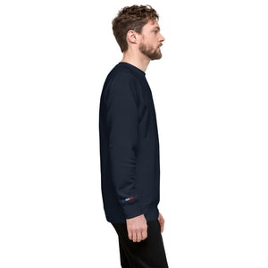 Collection Premium Ecusson : Sweat à col rond broderie plus poignet