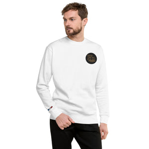 Collection Premium Ecusson : Sweat à col rond broderie plus poignet